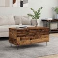 vidaXL Konferenčný stolík Staré drevo 90 x 44.5 x 45 cm