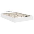vidaXL Otomanový posteľný rám s úložiskom Biely 203 x 150 x 25 cm