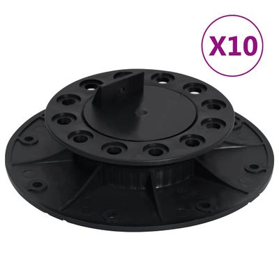 vidaXL Nastaviteľné nožičky pre podlahu 10 ks 25-40 mm