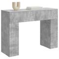 vidaXL Konferenčný stolík Betónovo sivá 102 x 35 x 75 cm