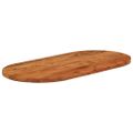 vidaXL Stolová doska 80x40x3,8 cm oválna masívna akácia