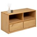 vidaXL Skrinka so zásuvkami SAUDA dub 99x43x55 cm borovicový masív