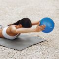 Rehabilitačná pilates mierka REBEL ACTIVE RBA-3103-BL 25 cm modrá