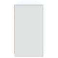 vidaXL Komoda s LED svetlami biela 162x37x67 cm