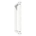 vidaXL Nohy k jedálenskému stolu v tvare U, 2 ks, biele, 100 x (72-73) cm, oceľové