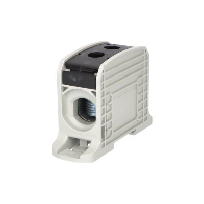 Svorka univerzálna RKA 185 L S, 353A, 1pól., AL/CU, čierna, na DIN/na panel