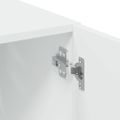 vidaXL Vysoká skrinka biela 80x42,5x249 cm kompozitné drevo