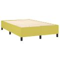 vidaXL Boxspring posteľ s matracom zelená 120x200 cm látka