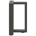vidaXL Nohy konferenčného stolíka v tvare T, 2 ks, antracitové, 38x25x(42-43) cm, oceľ