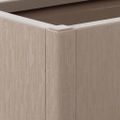 vidaXL Záhradný kvetináč svetlosivý 80x36x35 cm PP