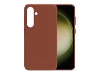 Zadní kryt pro mobilní telefon - kůže - bronz - pro Samsung Galaxy S24