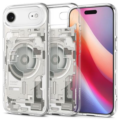 Puzdro Spigen Ultra Hybrid Mag Magsafe pre iPhone 17 Air Zero One Natural Titanium