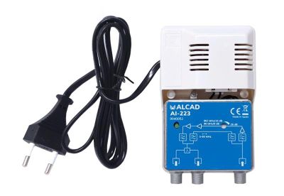Alcad AI - 223 linkový zosilňovač s 2 výstupmi / G=25dB