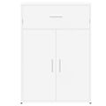 vidaXL Komoda biela 60x30x84 cm kompozitné drevo