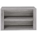 vidaXL Regál na topánky sivý sonoma 75x35x45 cm kompozitné drevo