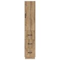 vidaXL Sada skríň 2 ks 33 x 34,5 x 87 cm Kompozitné drevo Dub artisan