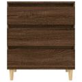 vidaXL Komoda hnedý dub 60x35x70 cm spracované drevo