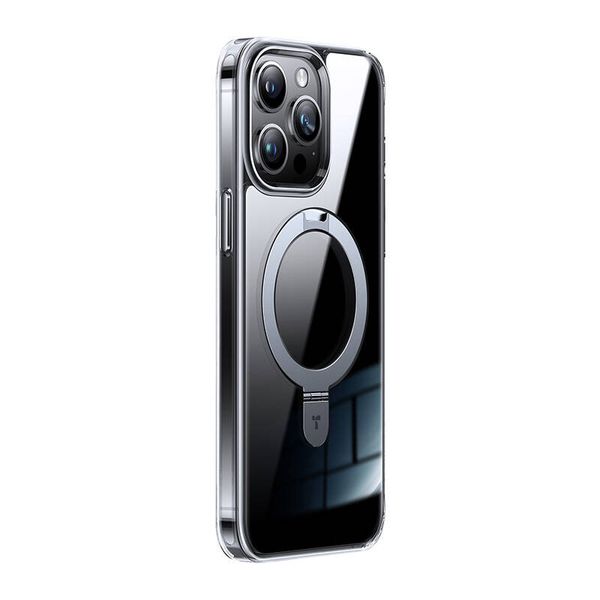 Puzdro na telefón Torras UPRO Ostand Clear pre iPhone 15 PRO (priehľadné)