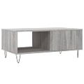 vidaXL Konferenčný stolík sivý dub sonoma 90x50x36,5 spracované drevo