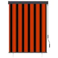 vidaXL Vonkajšia zatemňovacia roleta 120x250 cm oranžová a hnedá