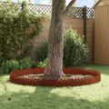 vidaXL Obrubníky trávnika 20 ks 103 x 0,05 x 22 cm Hrdzavý