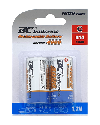 Nabíjateľná batéria R14 BC Batteries 1,2V