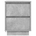 vidaXL Nočné skrinky s LED osvetlením 2 ks Betónovo sivá 38x34x50 cm