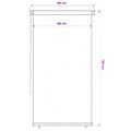 vidaXL Vonkajšia zatemňovacia roleta 125 (Š) x 230 (V) cm modrá HDPE