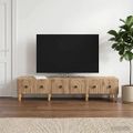 vidaXL TV skrinka 147 x 34,5 x 30 cm Dub artisan Kompozitné drevo
