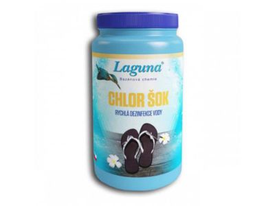 Prípravok pre chlórovú dezinfekciu bazénovej vody LAGUNA Chlor Šok 1kg