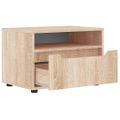 vidaXL TV skrinka "VISNES" Dub sonoma 60x40x38 cm Konštrukčné drevo