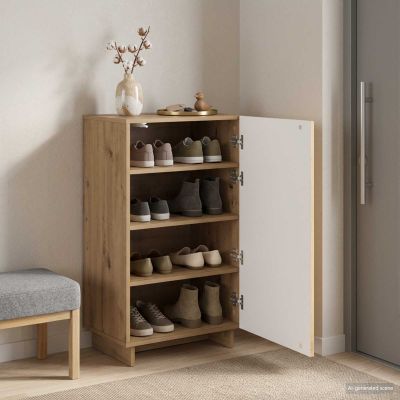 vidaXL Skrinka na topánky 48 x 38 x 87,5 cm Spracované drevo
