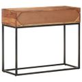 vidaXL Konzolový stolík 90x35x75 cm surový akáciový masív
