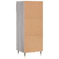 vidaXL Botník sivý dub sonoma 40x36x105 cm spracované drevo