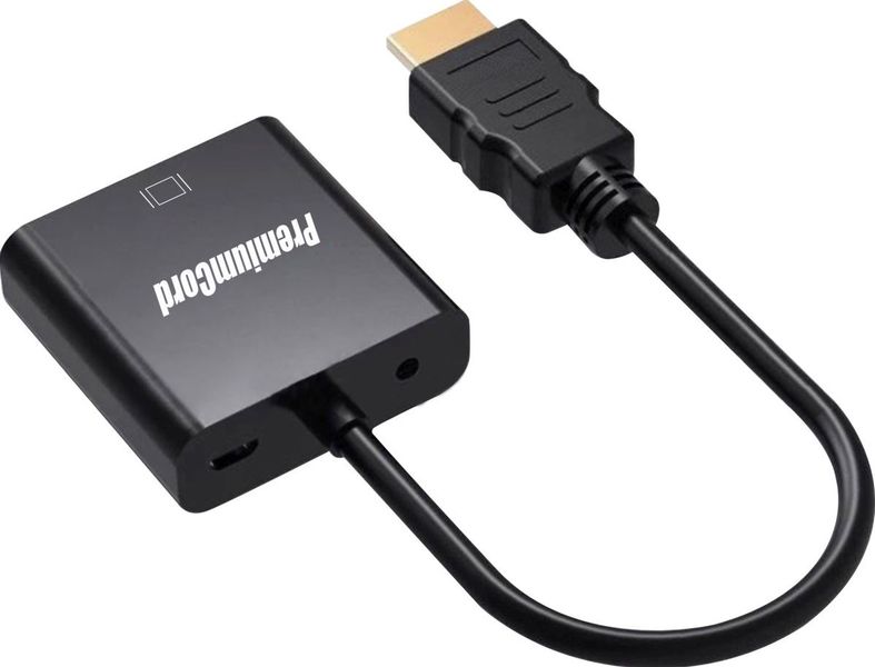 PremiumCord prevodník HDMI -> VGA so zvukom