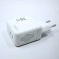 SIEPOVÁ NABÍJAČKA MX BURST GaN PD 35W, 2xUSB-C + C/C PD KÁBEL 65W BIELA