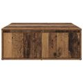 vidaXL Konferenčný stolík Staré drevo 80 x 80 x 31 cm Kompozitné drevo