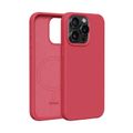 Puzdro Etteri Silicone Mag pre iPhone 15 Pro Max 6,7" malinová