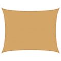 vidaXL Tieniaca plachta 160 g/m² obdĺžniková piesková 6x8 m HDPE