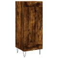 vidaXL Komoda dymový dub 34,5x34x90 cm spracované drevo