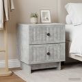 vidaXL Nočný stolík 2 ks Betónovo sivá 43 x 34,5 x 47,5 cm