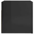 vidaXL Nástenné TV skrinky 2 ks lesklé čierne 30,5x30x30 cm