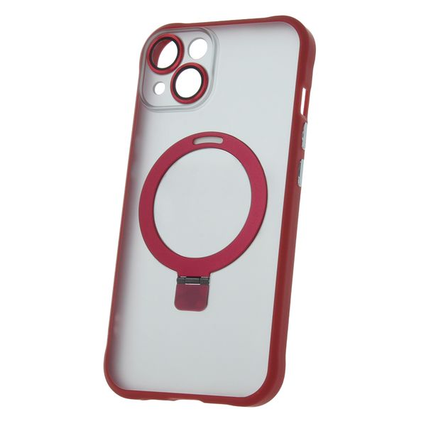 Puzdro s magnetickým krúžkom pre iPhone 14 6,1" červené