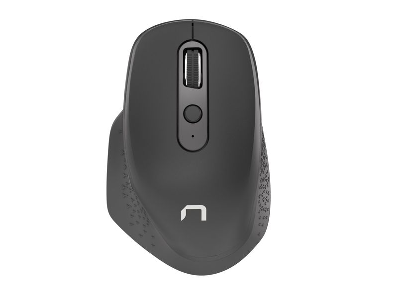 Natec optická myš FALCON/Kancelárska/Optická/Pre pravákov/3 200 DPI/Bezdrôtové Bluetooth/Čierna
