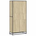 vidaXL Knižnica dub sonoma 80,5x35x170,5 cm kompozitné drevo