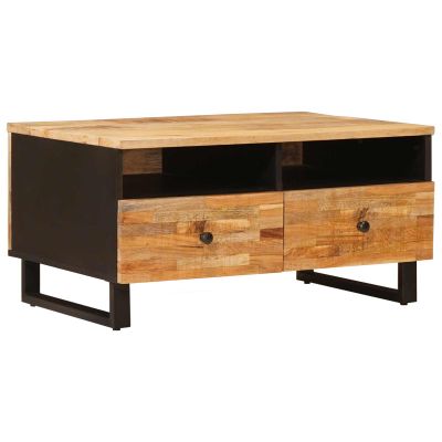 vidaXL Konferenčný stolík Hnedá 80 x 54 x 40 cm Masívne mango drevo