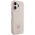 Puzdro Guess pre iPhone 17 HC MAGSAFE PU S/ ZRNITÝM PU STRASS LOGO ružová