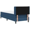 vidaXL Posteľ s pružinovým rámom Modrá 200 x 80 cm látka