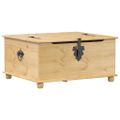 vidaXL Úložný box Corona 90x78x45 cm borovicový masív