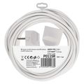 Predlžovací kábel - spojka EMOS P0115R 5 m, biely, PVC, 1,5 mm2